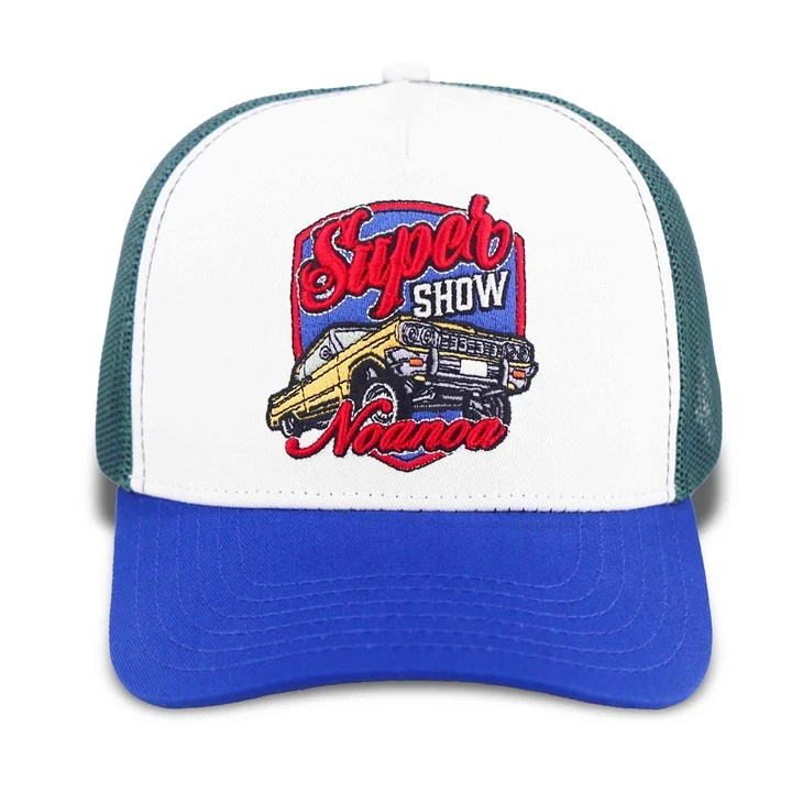 Vintage Car Pattern Trucker Cap