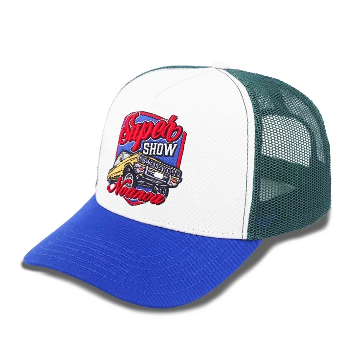 Vintage Car Pattern Trucker Cap